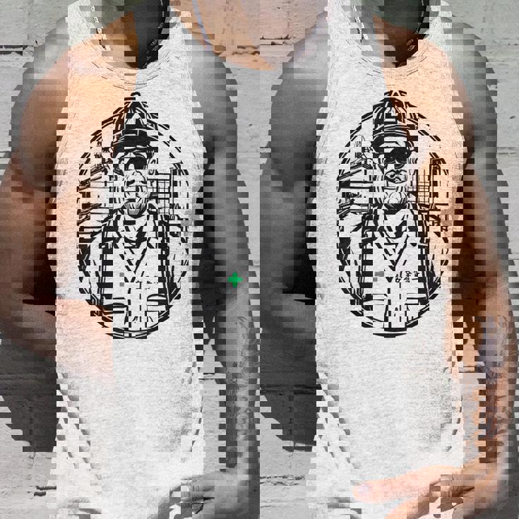 安全に働くおじさん 安全第一 作業員 タンクトップ 彼への贈り物