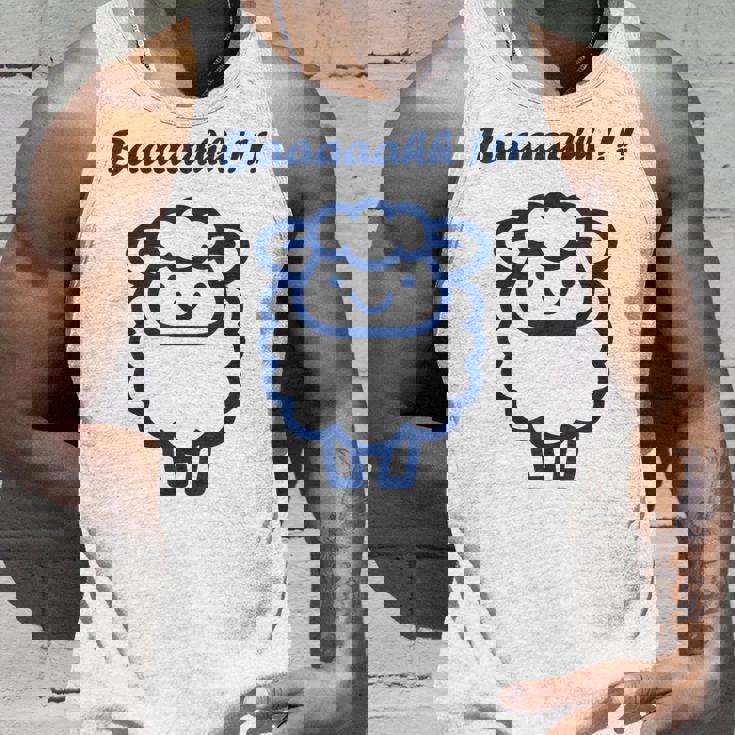 小さな羊 かわいいシンプルなミニマリストの動物 羊 タンクトップ 彼への贈り物