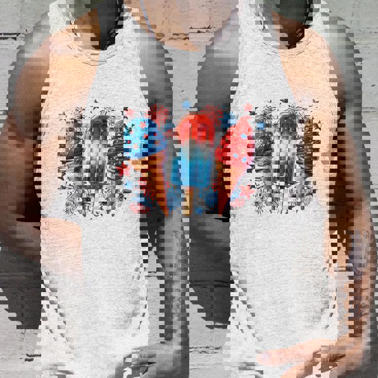 少年 赤 白 青 アメリカ国旗 7月4日 アイスキャンディー 愛国的 長袖tシャツ タンクトップ 彼への贈り物