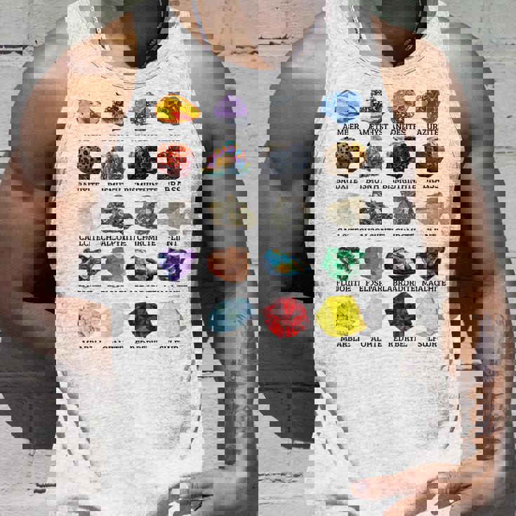 岩石・鉱物の種類 宝石学・地質学 教育 タンクトップ 彼への贈り物