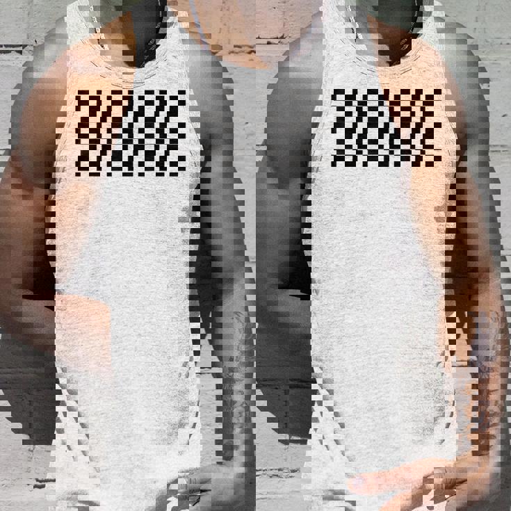 市松模様 チェッカーボード チェック カーレース フラッグパターン タンクトップ 彼への贈り物