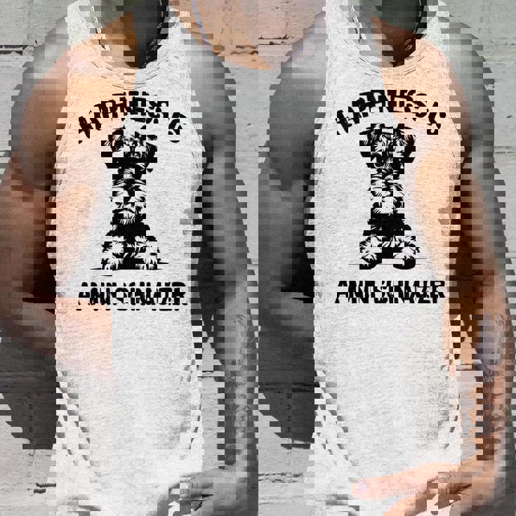 幸せはミニシュナウザー 長袖tシャツ タンクトップ 彼への贈り物