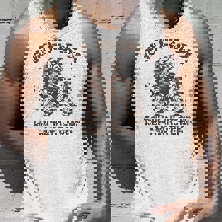 敗者トラブルに巻き込まれてもラクーンポッサムにはならない タンクトップ 彼への贈り物