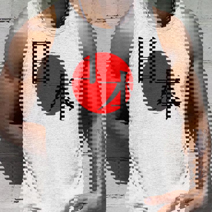 日の丸日本 国旗 ワンポイント タンクトップ 彼への贈り物