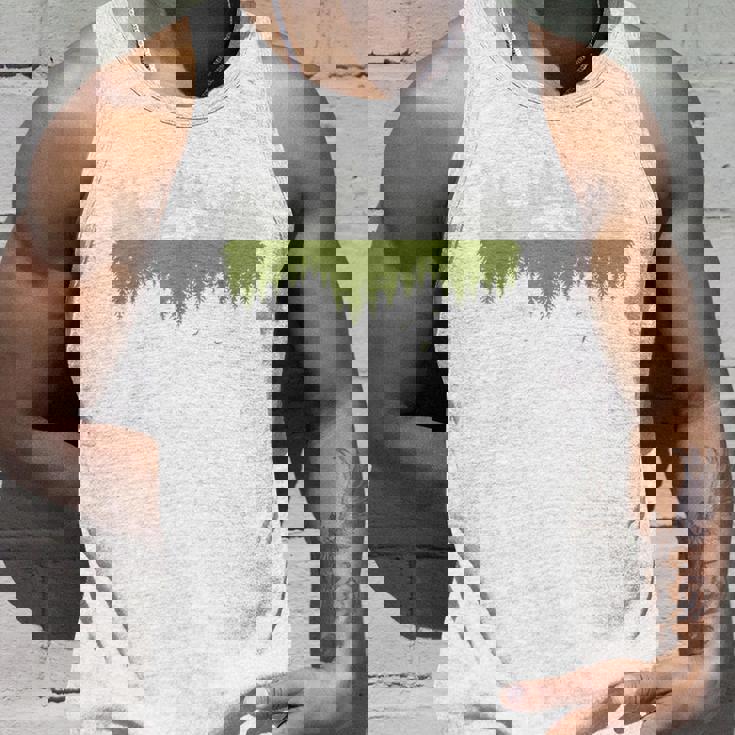 木 反射 クマ 野生動物 森 自然 動物 アウトドア タンクトップ 彼への贈り物