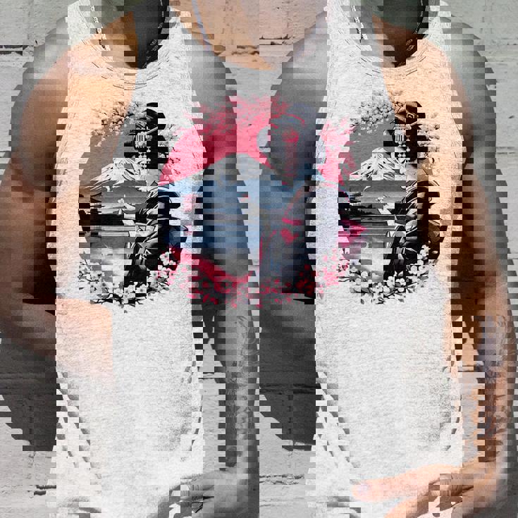 桜 さくら 芸者 富士山 日本のグラフィック タンクトップ 彼への贈り物