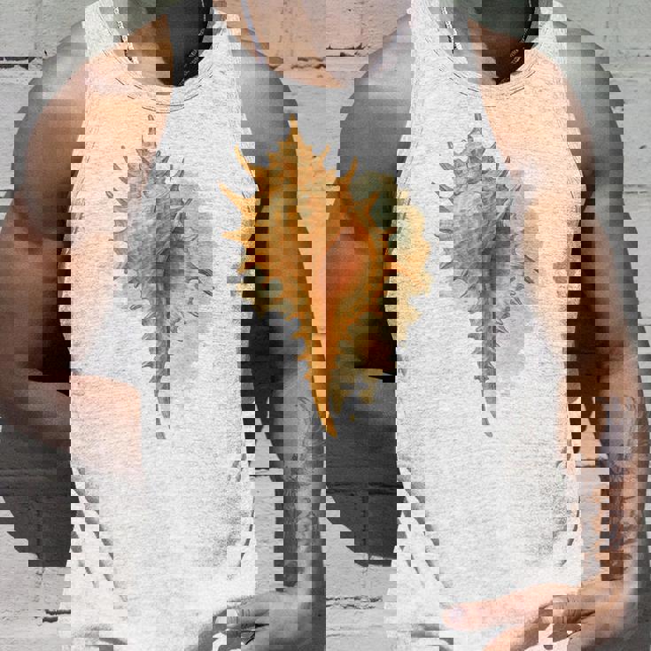 水彩 ムレックス 貝殻 貝殻 ハンティング ビーチコーミング タンクトップ 彼への贈り物