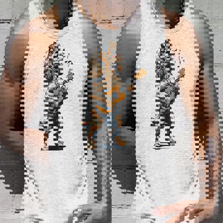 犬 演奏 ギター 歌う アメリカン コッカー スパニエル 面白い タンクトップ 彼への贈り物