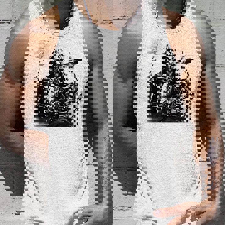 犬がドラムを叩く 長袖tシャツ タンクトップ 彼への贈り物