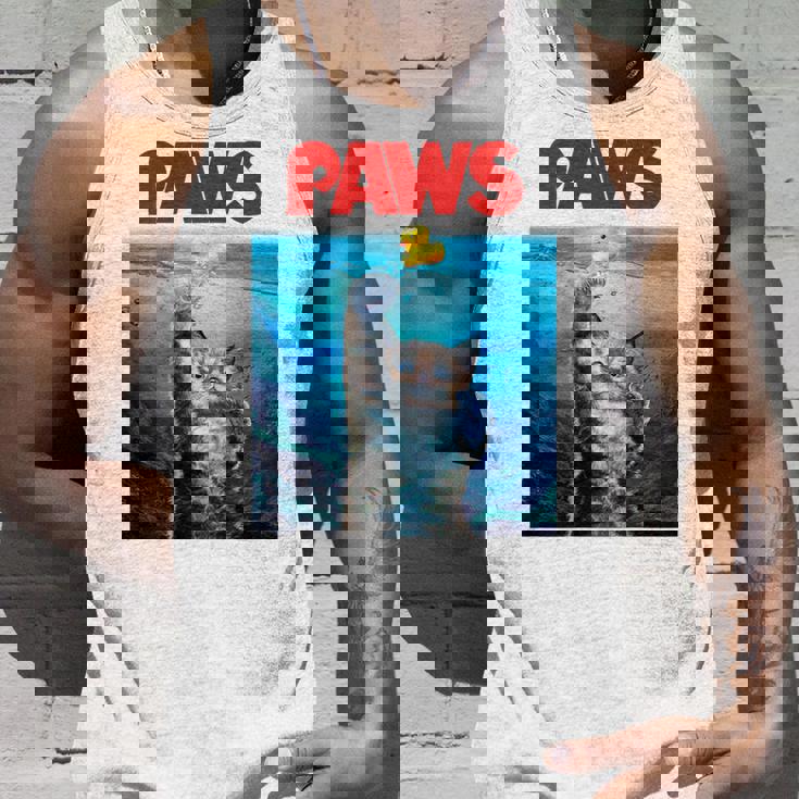 猫 ねこ 海 Paws アヒル タンクトップ 彼への贈り物