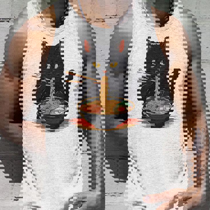 猫 ラーメン グラフィック 日本語 カワイイ アニメ 面白い ラーメン 猫 長袖tシャツ タンクトップ 彼への贈り物