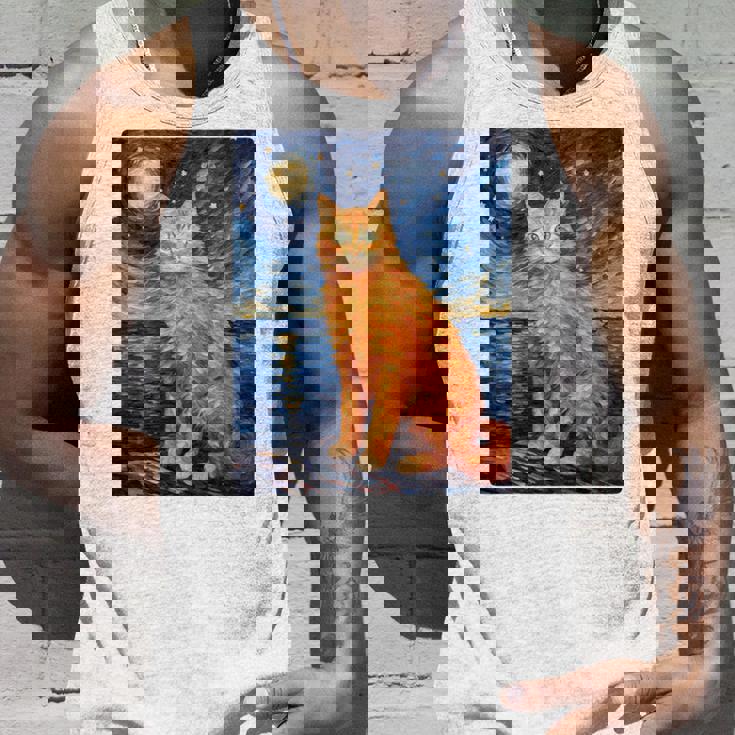 猫のポートレートオイル印刷甘い子猫 長袖tシャツ タンクトップ 彼への贈り物