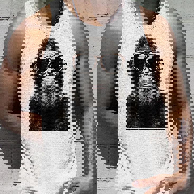 猿の恋人 アート 図面 動物 抽象 グラフィック 猿 タンクトップ 彼への贈り物