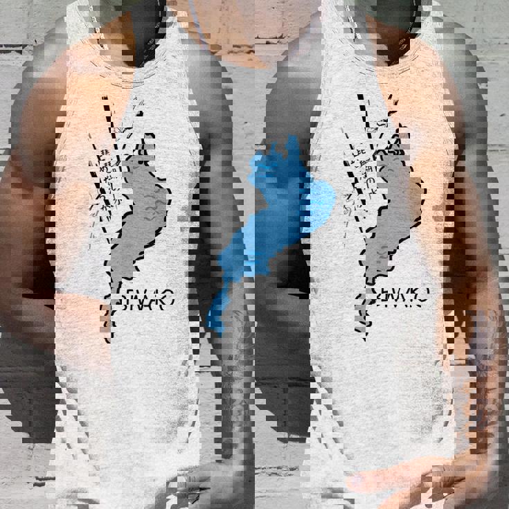 琵琶湖を止めようか大胆な日本のユーモア タンクトップ 彼への贈り物