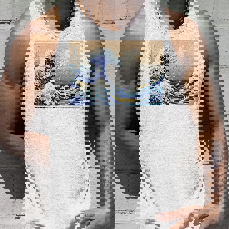 神奈川沖大波 北斎 日本美術 タンクトップ 彼への贈り物