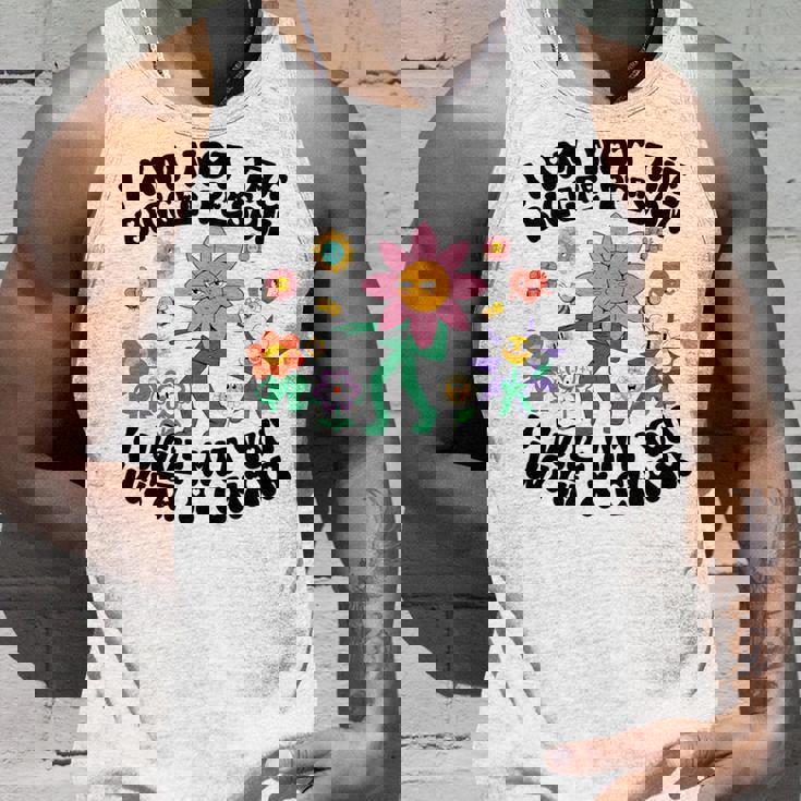 私は大柄な人間じゃないよ椅子で殴るぞおかしい 長袖tシャツ タンクトップ 彼への贈り物