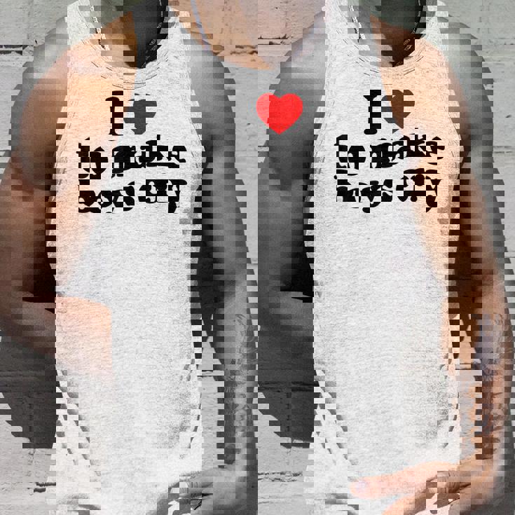 私は男の子を泣かせるのが大好き、男の子を泣かせるのは心 タンクトップ 彼への贈り物