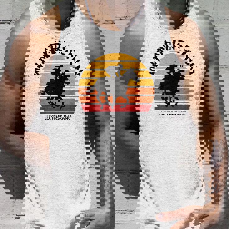 競馬ファンや馬好きの方にお勧め 勝者の走り オシャレな競馬イラスト タンクトップ 彼への贈り物