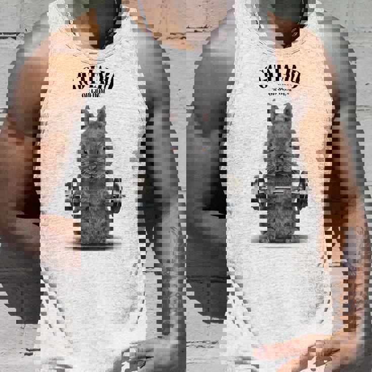 筋トレ ネザーランドドワーフ ウサギ ブルー タンクトップ 彼への贈り物