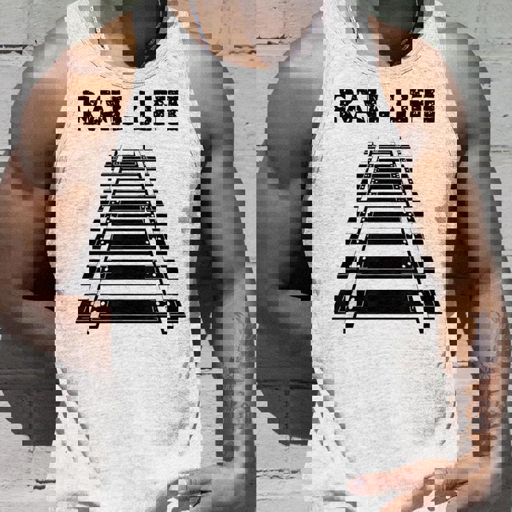 線路付きレールライフ 鉄道作業員と鉄道模型用 タンクトップ 彼への贈り物