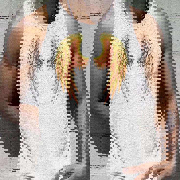 背中には金色の天使の羽 タンクトップ 彼への贈り物