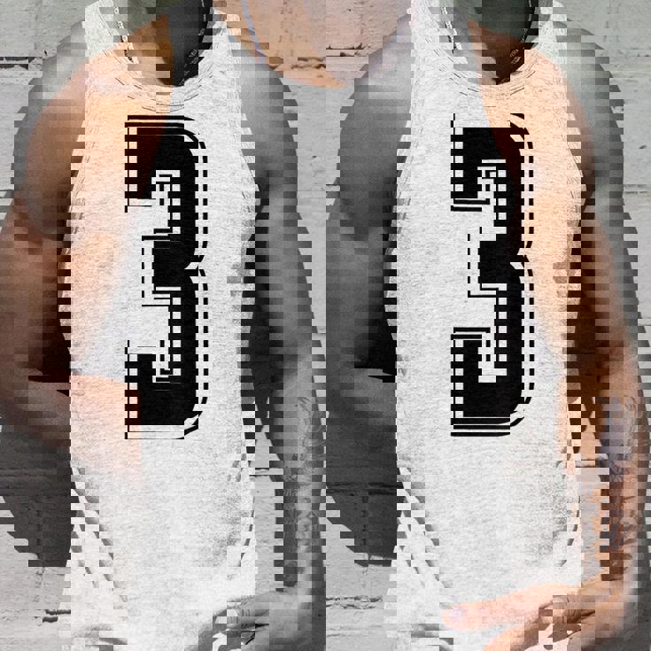 背番号 3 チーム短大スポーツ背番号付きユニフォーム タンクトップ 彼への贈り物