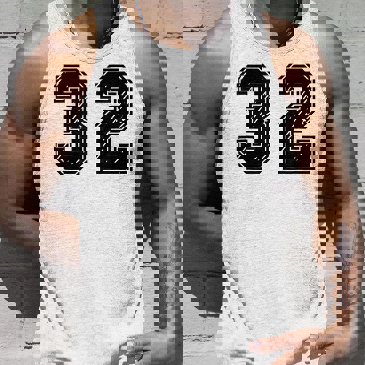 背番号 32 チーム短大スポーツ背番号付きユニフォーム タンクトップ 彼への贈り物