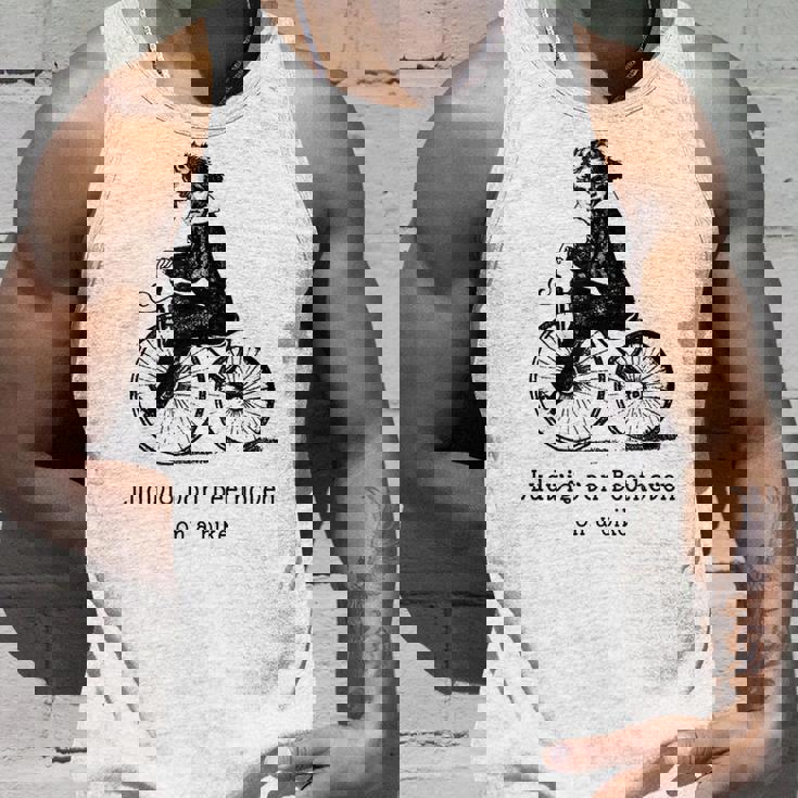 自転車に乗ったベートーベン ルートヴィグバン ベートーベン タンクトップ 彼への贈り物