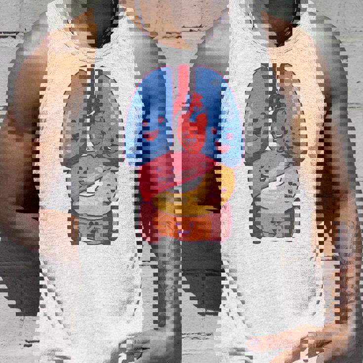 解剖学 生理学 心臓 肺 生命 器官 イラスト タンクトップ 彼への贈り物