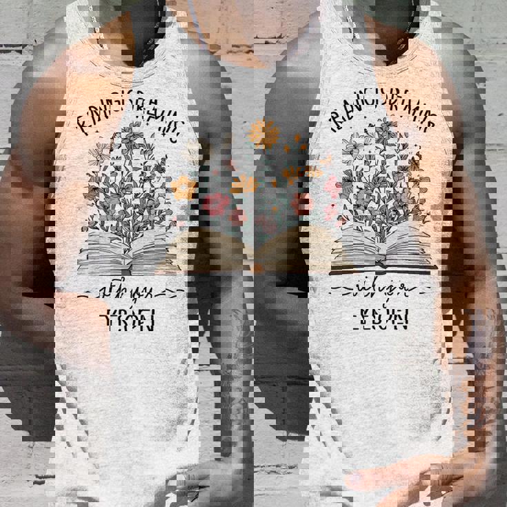 読書は目で見る夢を見る本好き読者 長袖tシャツ タンクトップ 彼への贈り物