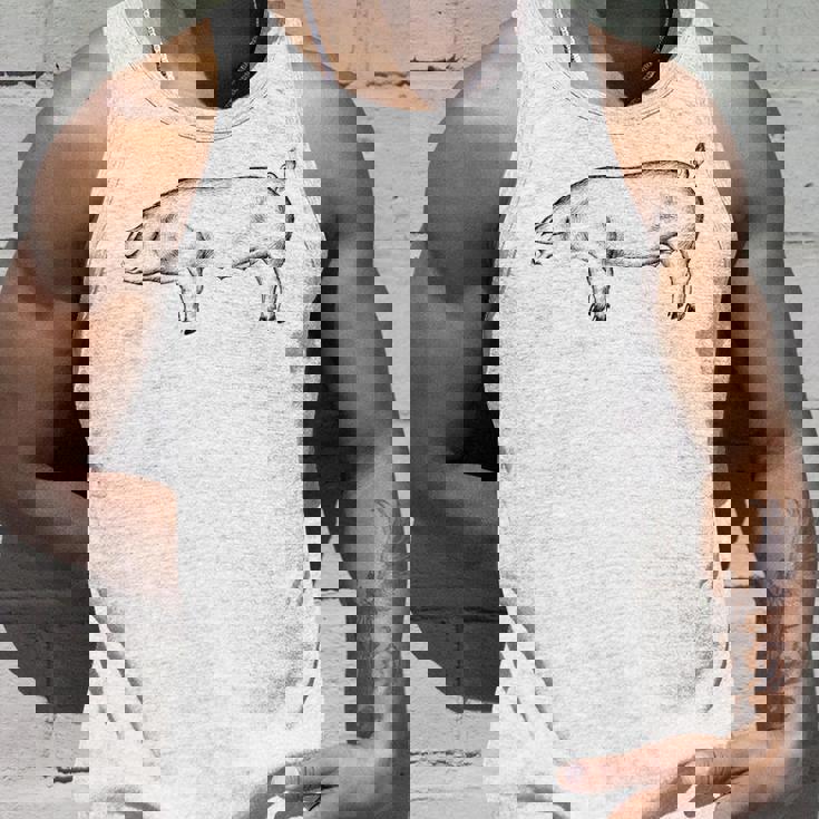 豚 豚モチーフ ピグレット 農家 農家 タンクトップ 彼への贈り物