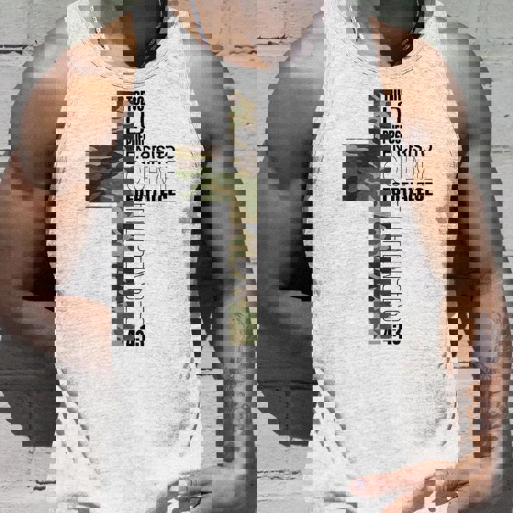 迷彩 スペイン語 聖書 一節 クリスティアーノerso タンクトップ 彼への贈り物