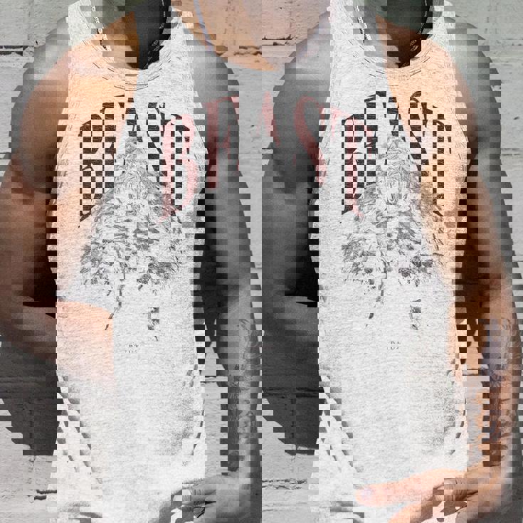 バックプリント 野生の落書きゴリラカラフルな動物猿猿ゴリラ タンクトップ 彼への贈り物