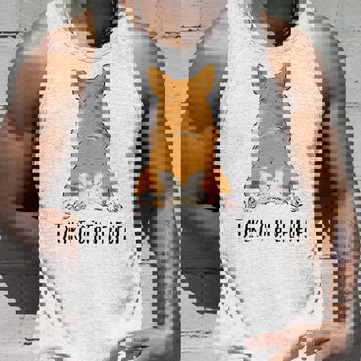 面白いコーギー、コーギーバット、コーギースプルーティング、コーギーママへのギフト。 タンクトップ 彼への贈り物