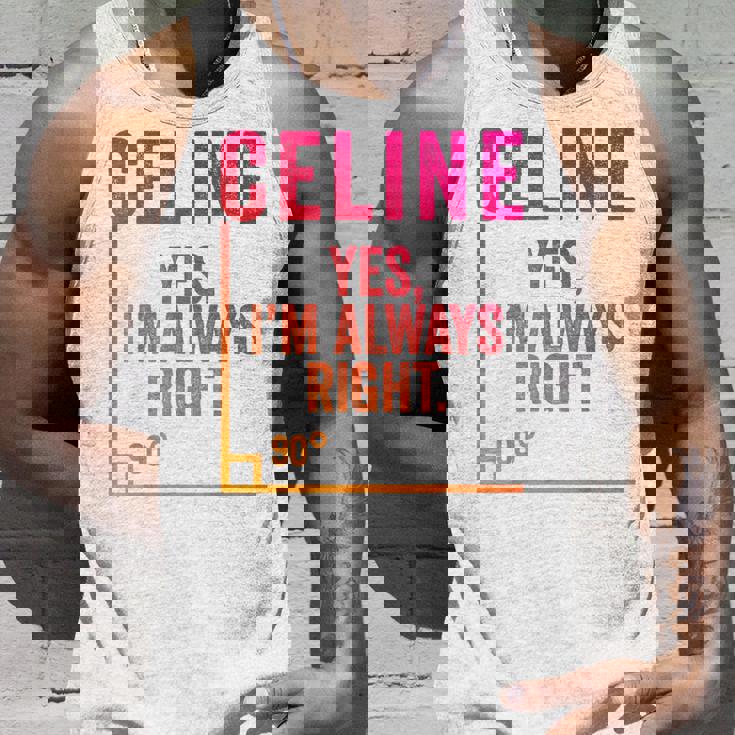 面白いセリーヌ 面白いセリーヌ 名前 誕生日シャツ ギフト タンクトップ 彼への贈り物