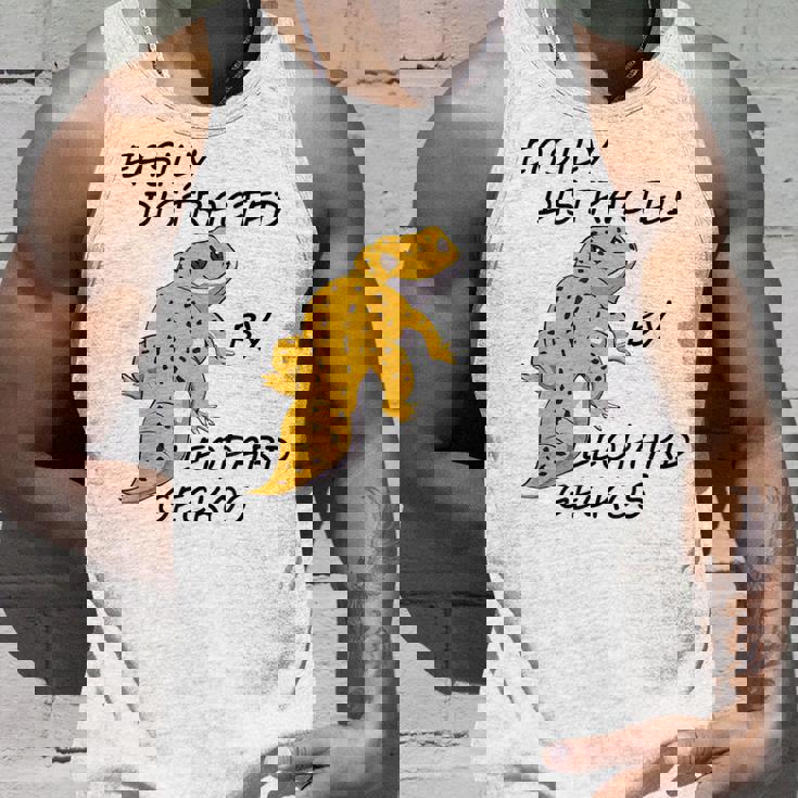 面白いヒョウモントカゲモドキ 発言するトカゲ 爬虫類 タンクトップ 彼への贈り物