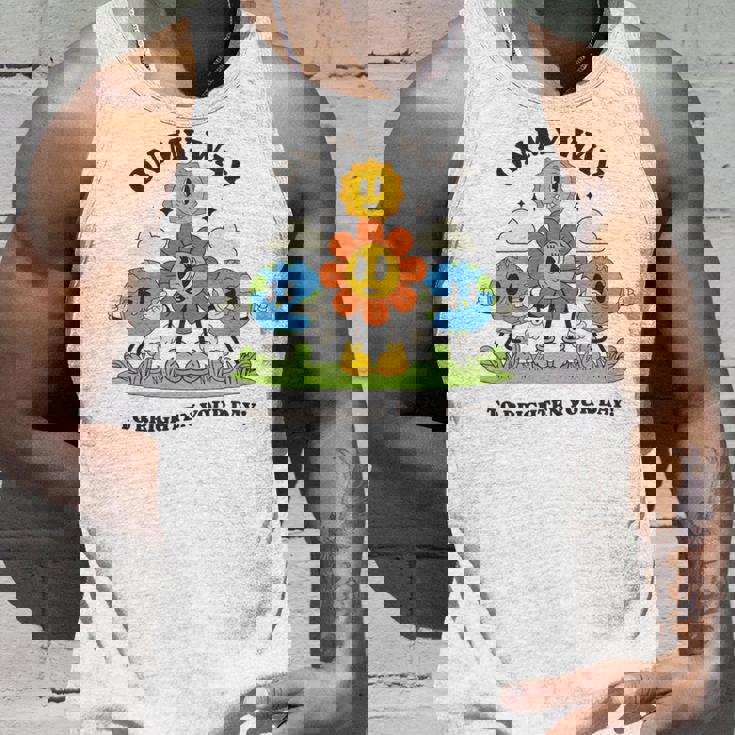 面白いポジティブスマイルサンガーデンハッピーガーデナー植物が育つ 長袖tシャツ タンクトップ 彼への贈り物