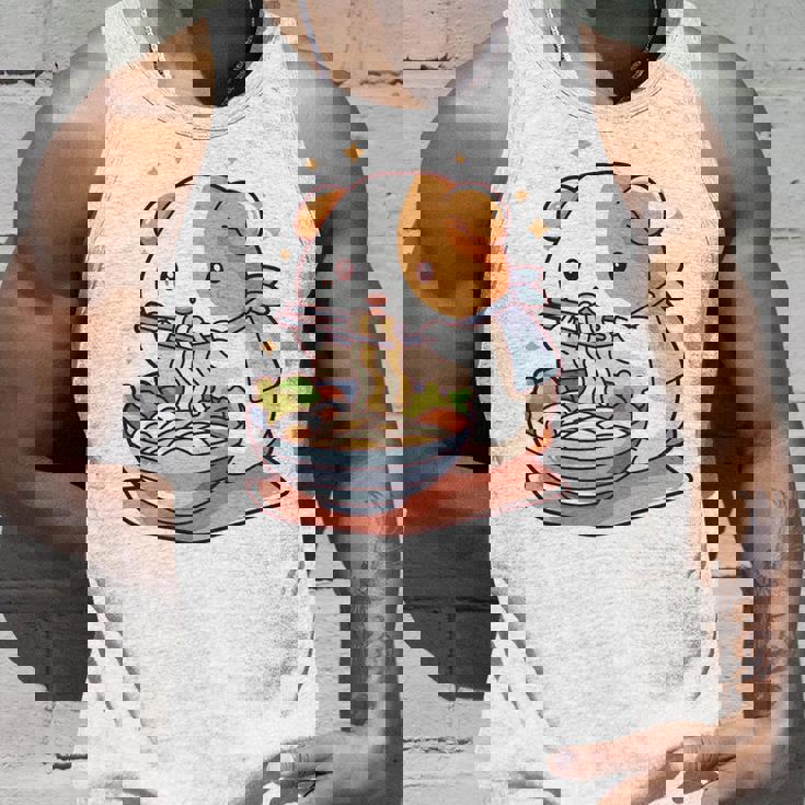 面白いモルモット 箸でラーメンを食べる アニメ 長袖tシャツ タンクトップ 彼への贈り物