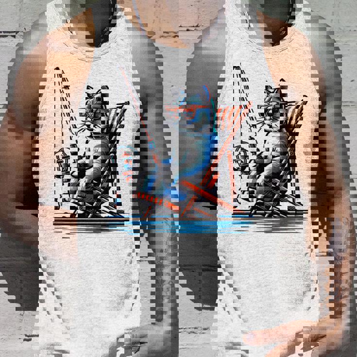 面白い釣り猫ロッドとリール Lets Go 釣り 猫釣り 長袖tシャツ タンクトップ 彼への贈り物