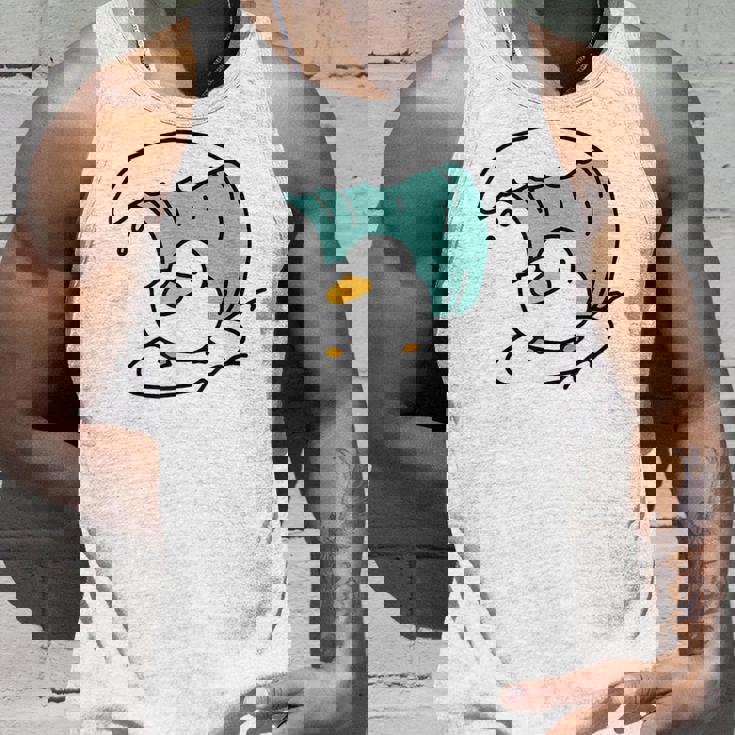 面白くてかわいい小さなアヒルが波をキャッチ。 タンクトップ 彼への贈り物