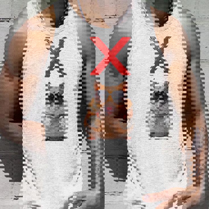 面白くて笑いたい人のためのxハムスター。 長袖tシャツ タンクトップ 彼への贈り物