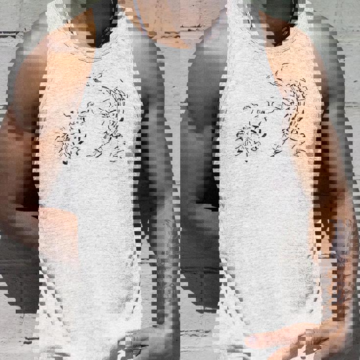 鳥獣戯画《蛙と兎・相撲》かえる うさぎ【日本・世界の名画】日本画 和柄 美術館アート 長袖tシャツ タンクトップ 彼への贈り物