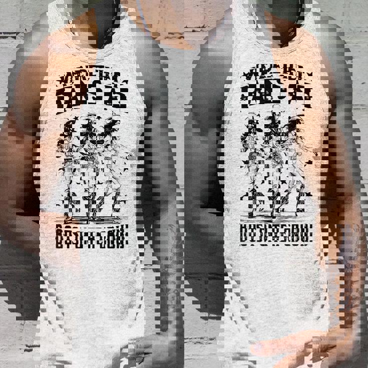 黒のカウガールウエスタンカントリーロデオライニングブーツグランド タンクトップ 彼への贈り物