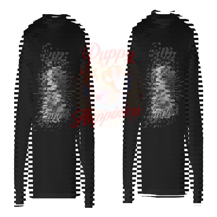 17 大谷 愛犬 子犬 デコピン デコイ Kooikerhondje Puppy 長袖Tシャツ