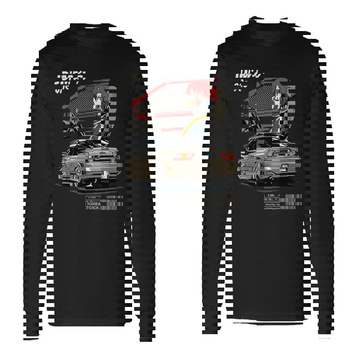 180Sx131415 240Sx Jdm ドリフト 長袖Tシャツ