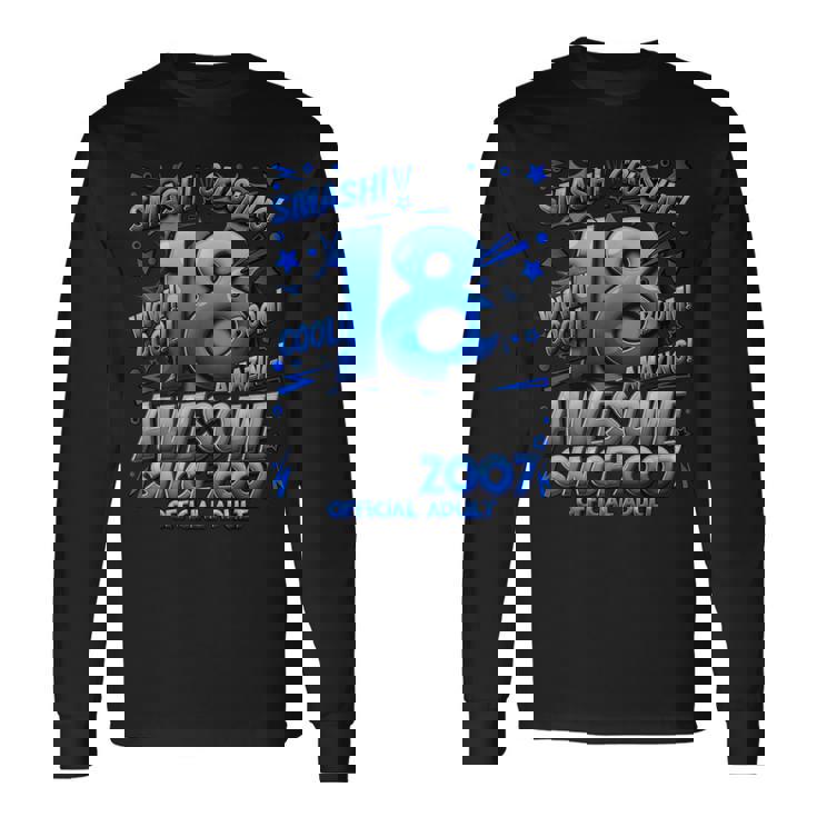 18歳の男の子向け公式成人向けギフト 18歳の誕生日 男の子向け 長袖Tシャツ