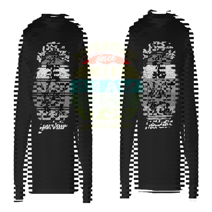 1934年5月30日 90歳の誕生日 90歳 2024年 誕生日 長袖Tシャツ