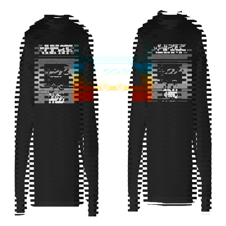 1953 年生まれのキャンピングカー バースデーキャラバン 長袖Tシャツ