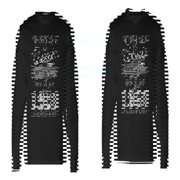 1960年クラシックカー生誕65周年 長袖Tシャツ