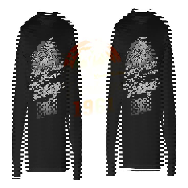 1961年ヴィンテージ・ワン・オブ・ア・ケイン 限定版 64歳の誕生日 長袖Tシャツ